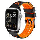Twill Dual-row Buckle Silicone Watch Band, For Apple Watch 42mm, For Apple Watch 38mm, For Apple Watch Series 3 38mm, For Apple Watch Series 3 42mm, For Apple Watch Series 2 42mm - DealBuddy