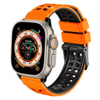 For Apple Watch Ultra 2 49mm / Orange Black