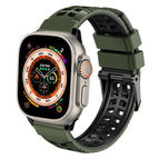 For Apple Watch Ultra 2 49mm / Army Green Black