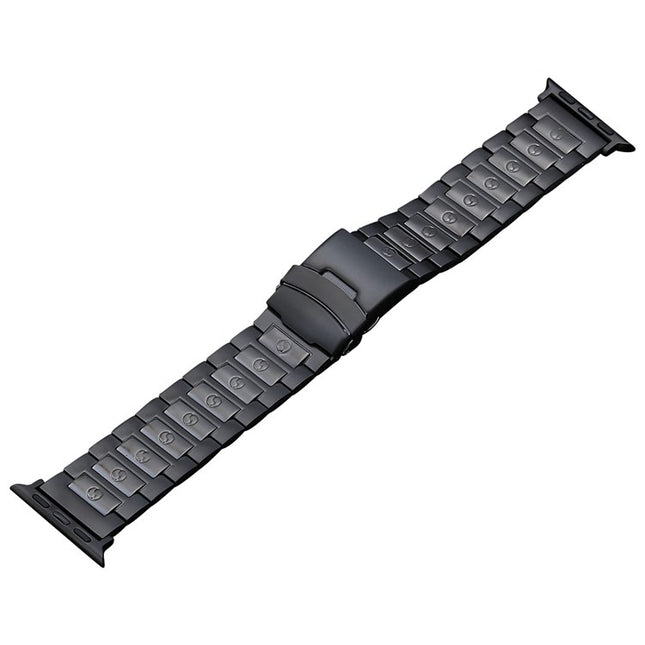 Safety Buckle Titanium Steel Watch Band, For Apple Watch Series 5 44mm, For Apple Watch Series 5 40mm, For Apple Watch Series 4 44mm, For Apple Watch Series 4 40mm, For Apple Watch 42mm, For Apple Watch 38mm, For Apple Watch Series 3 38mm              ... - DealBuddy