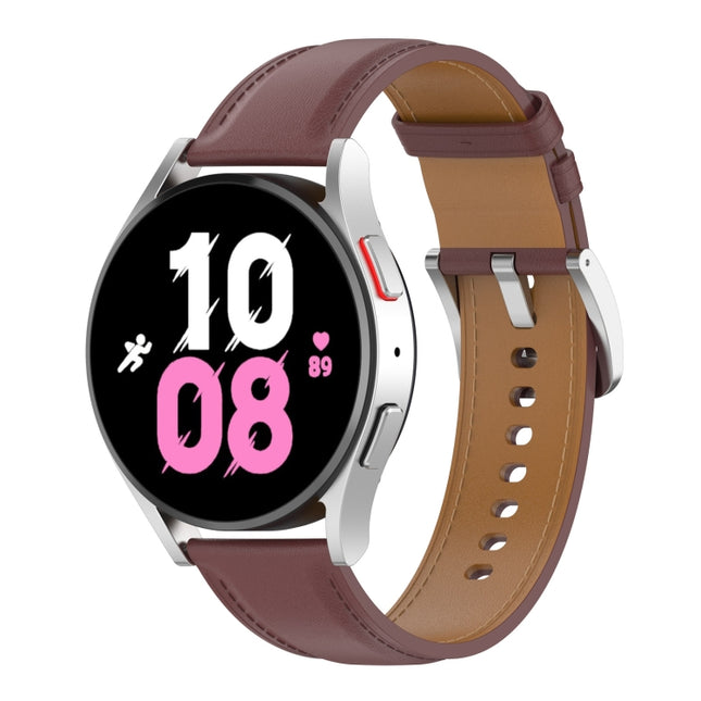 Leather Replacement Watch Band, For Samsung Galaxy Watch 6 / 6 Classic - DealBuddy