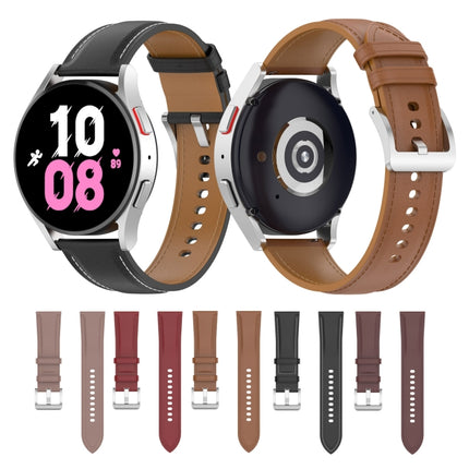 Leather Replacement Watch Band, For Samsung Galaxy Watch 6 / 6 Classic - DealBuddy
