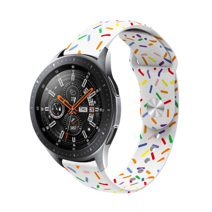 Sports Rainbow Dots Silicone Watch Band, For Samsung Galaxy Watch 6 / 6 Classic - DealBuddy