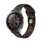 Sports Rainbow Dots Silicone Watch Band