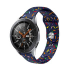 Sports Rainbow Dots Silicone Watch Band, For Samsung Galaxy Watch 6 / 6 Classic - DealBuddy