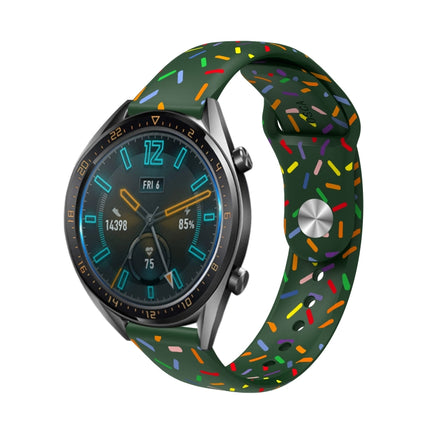 Sports Rainbow Dots Silicone Watch Band, For Samsung Galaxy Watch 6 / 6 Classic - DealBuddy