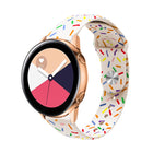 Sports Rainbow Dots Silicone Watch Band