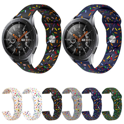 Sports Rainbow Dots Silicone Watch Band, For Samsung Galaxy Watch 6 / 6 Classic - DealBuddy