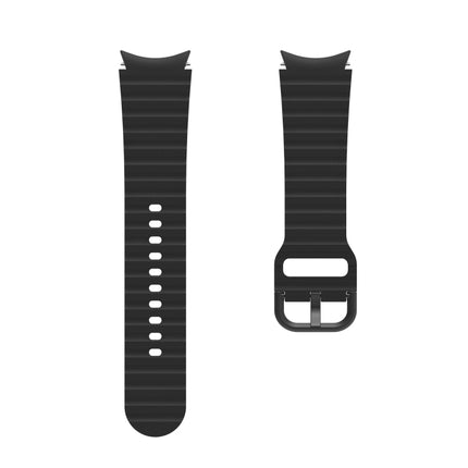 Wave Dotted Pure Color Buckle Silicone Watch Band, For Samsung Galaxy Watch 6 / 6 Classic - DealBuddy