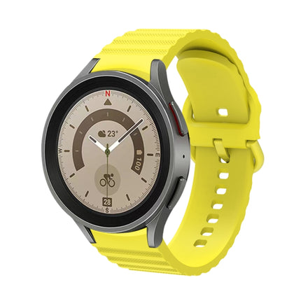 Wave Dotted Pure Color Buckle Silicone Watch Band, For Samsung Galaxy Watch 6 / 6 Classic - DealBuddy