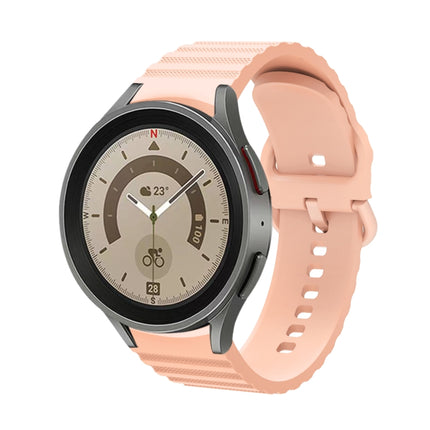 Wave Dotted Pure Color Buckle Silicone Watch Band, For Samsung Galaxy Watch 6 / 6 Classic - DealBuddy