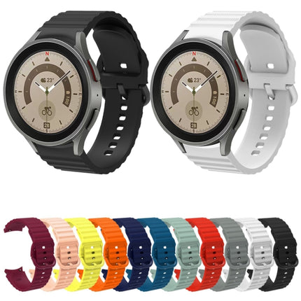 Wave Dotted Pure Color Buckle Silicone Watch Band