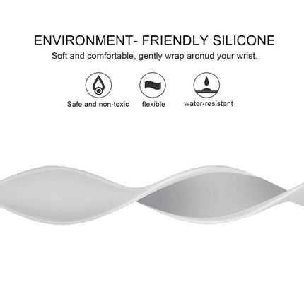 For Apple Watch Series 5 & 4 40mm / 3 & 2 & 1 38mm Solid Color Elastic Silicone Replacement Wrist Strap Watchband - DealBuddy