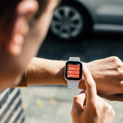 For Apple Watch Series 5 & 4 40mm / 3 & 2 & 1 38mm Solid Color Elastic Silicone Replacement Wrist Strap Watchband - DealBuddy