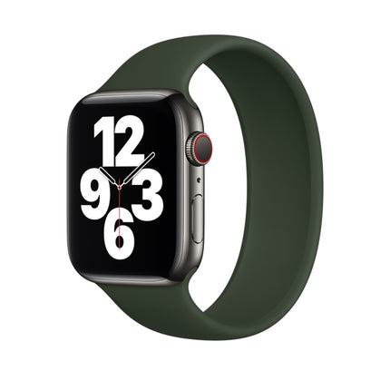 For Apple Watch Series 8&7 41mm / SE 2&6&SE&5&4 40mm / 3&2&1 38mm Solid Color Elastic Silicone Watch Band, Size:M 143mm (Aqua Blue), Size:M 143mm - DealBuddy