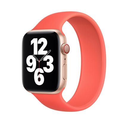 For Apple Watch Series 8&7 41mm / SE 2&6&SE&5&4 40mm / 3&2&1 38mm Solid Color Elastic Silicone Watch Band, Size:M 143mm (Aqua Blue), Size:M 143mm - DealBuddy