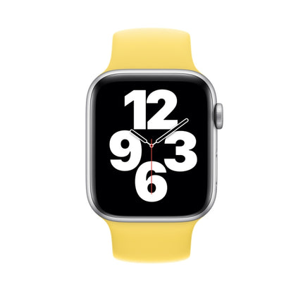 For Apple Watch Series 5 & 4 44mm / 3 & 2 & 1 42mm Solid Color Elastic Silicone Replacement Wrist Strap Watchband, Size:S 130mm, S 130mm, Size:M 143mm, M 143mm, Size:L 156mm, L 156mm - DealBuddy