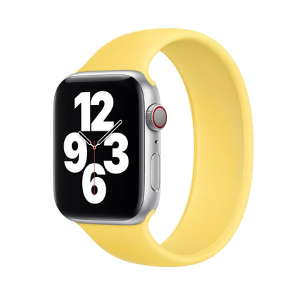 For Apple Watch Series 5 & 4 44mm / 3 & 2 & 1 42mm Solid Color Elastic Silicone Replacement Wrist Strap Watchband, Size:S 130mm, S 130mm, Size:M 143mm, M 143mm, Size:L 156mm, L 156mm - DealBuddy