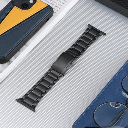 Five Beads Turtle Buckle Titanium Steel Watch Band, For Apple Watch Ultra 49mm, For Apple Watch SE 2023 44mm, For Apple Watch Ultra 2 49mm, For Apple Watch Series 9 45mm, For Apple Watch SE 2022 44mm, For Apple Watch Series 8 45mm, For Apple Watch SE 4... - DealBuddy