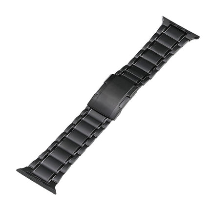 Five Beads Turtle Buckle Titanium Steel Watch Band, For Apple Watch Ultra 49mm, For Apple Watch SE 2023 44mm, For Apple Watch Ultra 2 49mm, For Apple Watch Series 9 45mm, For Apple Watch SE 2022 44mm, For Apple Watch Series 8 45mm, For Apple Watch SE 4... - DealBuddy