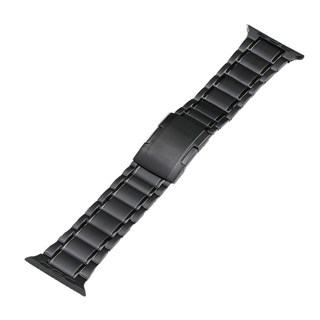 Five Beads Turtle Buckle Titanium Steel Watch Band, For Apple Watch Ultra 49mm, For Apple Watch SE 2023 44mm, For Apple Watch Ultra 2 49mm, For Apple Watch Series 9 45mm, For Apple Watch SE 2022 44mm, For Apple Watch Series 8 45mm, For Apple Watch SE 4... - DealBuddy