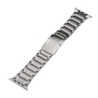 Five Beads Turtle Buckle Titanium Steel Watch Band, For Apple Watch Ultra 49mm, For Apple Watch SE 2023 44mm, For Apple Watch Ultra 2 49mm, For Apple Watch Series 9 45mm, For Apple Watch SE 2022 44mm, For Apple Watch Series 8 45mm, For Apple Watch SE 4... - DealBuddy