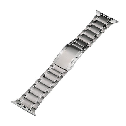 Five Beads Turtle Buckle Titanium Steel Watch Band, For Apple Watch Ultra 49mm, For Apple Watch SE 2023 44mm, For Apple Watch Ultra 2 49mm, For Apple Watch Series 9 45mm, For Apple Watch SE 2022 44mm, For Apple Watch Series 8 45mm, For Apple Watch SE 4... - DealBuddy