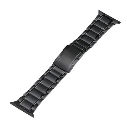 Five Beads Turtle Buckle Titanium Steel Watch Band, For Apple Watch Ultra 49mm, For Apple Watch SE 2023 44mm, For Apple Watch Ultra 2 49mm, For Apple Watch Series 9 45mm, For Apple Watch SE 2022 44mm, For Apple Watch Series 8 45mm, For Apple Watch SE 4... - DealBuddy