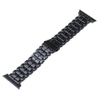 Five Beads Titanium Steel Watch Band, For Apple Watch Series 6 44mm, For Apple Watch Series 5 44mm, For Apple Watch Series 5 40mm, For Apple Watch Series 4 44mm, For Apple Watch 42mm, For Apple Watch Series 3 38mm, For Apple Watch 38mm                 ...