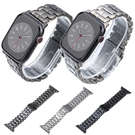 Five Beads Titanium Steel Watch Band, For Apple Watch Ultra 49mm, For Apple Watch SE 2023 44mm, For Apple Watch SE 2023 40mm, For Apple Watch Ultra 2 49mm, For Apple Watch SE 2022 40mm, For Apple Watch Series 9 45mm, For Apple Watch SE 2022 44mm       ...