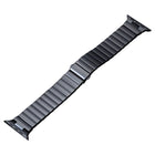 Flat Buckle Stainless Steel Watch Band, For Apple Watch Ultra 49mm, For Apple Watch SE 2023 44mm, For Apple Watch SE 2023 40mm, For Apple Watch Ultra 2 49mm, For Apple Watch Series 9 45mm, For Apple Watch SE 2022 40mm, For Apple Watch Series 9 41mm    ...