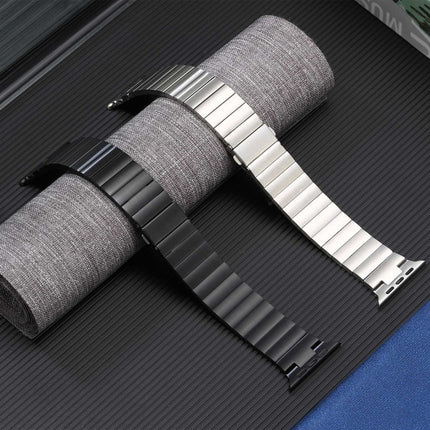Flat Buckle Stainless Steel Watch Band