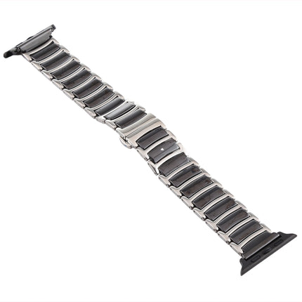 Ceramic Steel Watchband, For Apple Watch Series 8&7 41mm / SE 2&6&SE&5&4 40mm / 3&2&1 38mm, For Apple Watch Series 7 45mm / 6 & SE & 5 & 4 44mm / 3 & 2 & 1 42mm, For Apple Watch Series 7 41mm / 6 & SE & 5 & 4 40mm / 3 & 2 & 1 38mm - DealBuddy