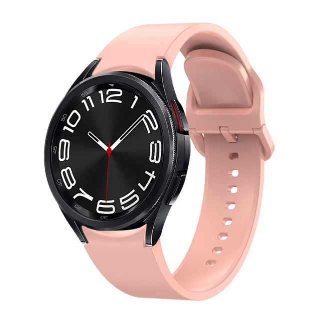Solid Color Quick Release Silicone Watch Band, For Samsung Galaxy Watch 6 - DealBuddy