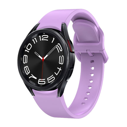 Solid Color Quick Release Silicone Watch Band, For Samsung Galaxy Watch 6 - DealBuddy