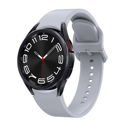 Solid Color Quick Release Silicone Watch Band, For Samsung Galaxy Watch 6 - DealBuddy