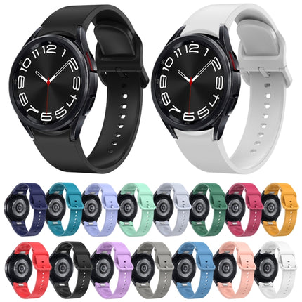 Solid Color Quick Release Silicone Watch Band, For Samsung Galaxy Watch 6 - DealBuddy