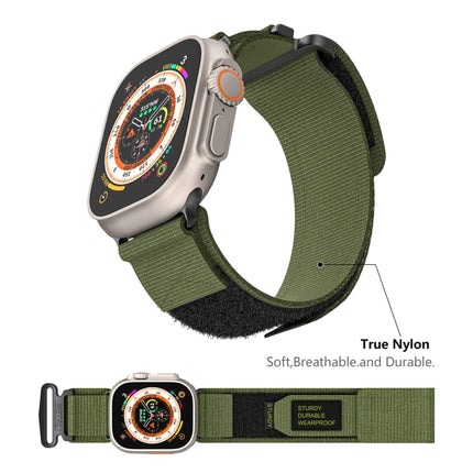 AW Nylon Two-Section Watch Band, For Apple Watch Series 2 42mm, For Apple Watch Series 2 38mm, For Apple Watch 42mm, For Apple Watch 38mm - DealBuddy