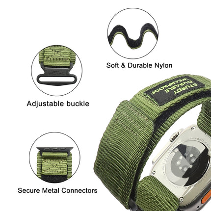 AW Nylon Two-Section Watch Band, For Apple Watch Series 2 42mm, For Apple Watch Series 2 38mm, For Apple Watch 42mm, For Apple Watch 38mm - DealBuddy