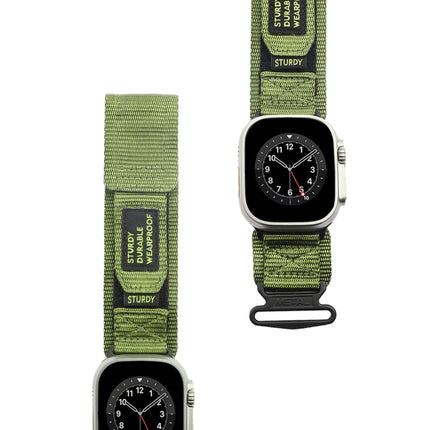 AW Nylon Two-Section Watch Band, For Apple Watch Series 2 42mm, For Apple Watch Series 2 38mm, For Apple Watch 42mm, For Apple Watch 38mm - DealBuddy