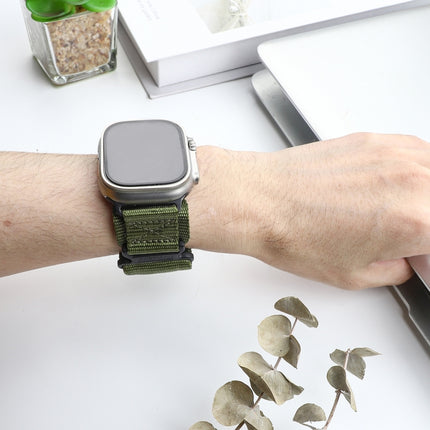 AW Nylon Two-Section Watch Band, For Apple Watch Series 2 42mm, For Apple Watch Series 2 38mm, For Apple Watch 42mm, For Apple Watch 38mm - DealBuddy