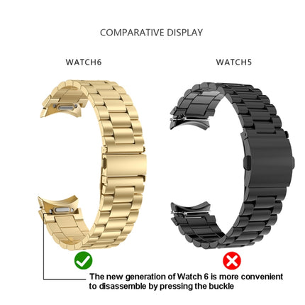 Three Strains Metal Watch Band