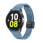 Magnetic Folding Black Buckle Silicone Watch Band
