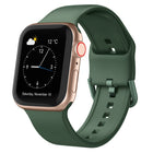 Pin Buckle Silicone Watch Band, For Apple Watch Series 8 41mm