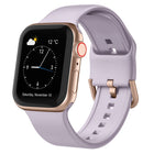Pin Buckle Silicone Watch Band, For Apple Watch 38mm - DealBuddy