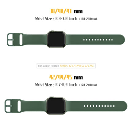Pin Buckle Silicone Watch Band, For Apple Watch Ultra 2 49mm, For Apple Watch Series 9 45mm