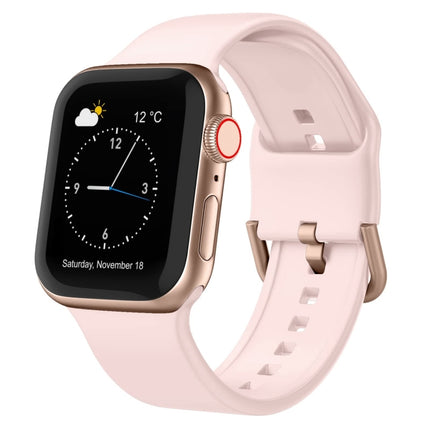Pin Buckle Silicone Watch Band, For Apple Watch Series 9 41mm