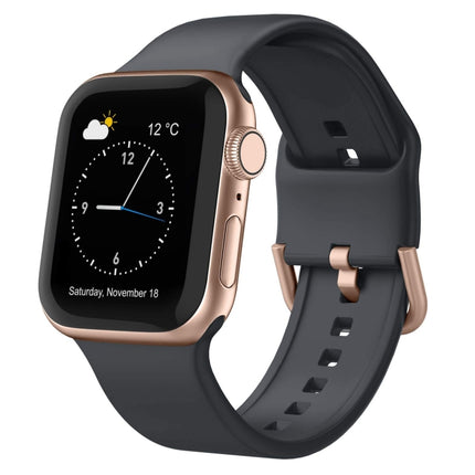 Pin Buckle Silicone Watch Band, For Apple Watch Series 9 41mm