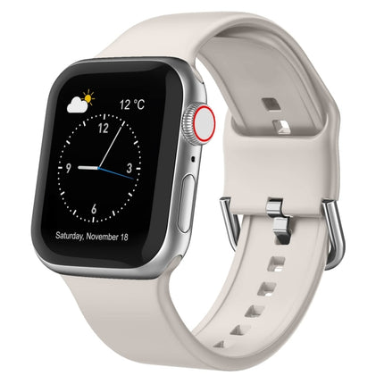 Pin Buckle Silicone Watch Band, For Apple Watch Series 9 41mm