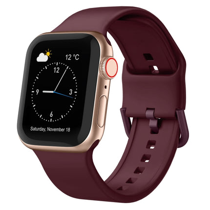 Pin Buckle Silicone Watch Band, For Apple Watch SE 2023 44mm